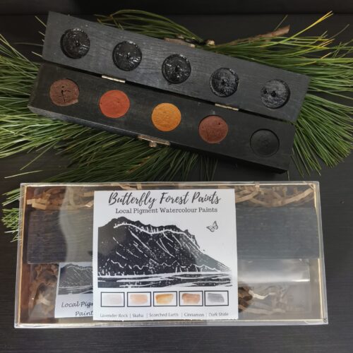 natural earth pigment BC Canada watercolour paint